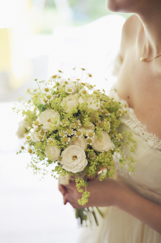 Bride with Wedding Bouquet